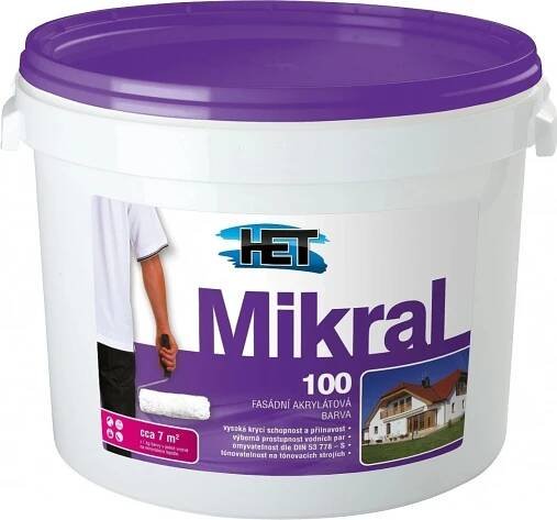 Het Mikral 100 fasádní barva 15+3kg