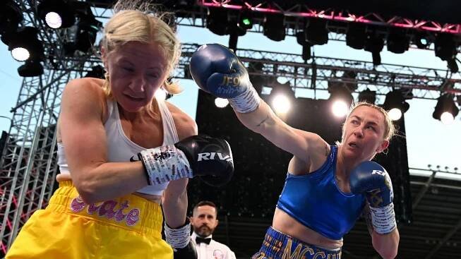 Ex-UFC star McCann wins in pro boxing debut