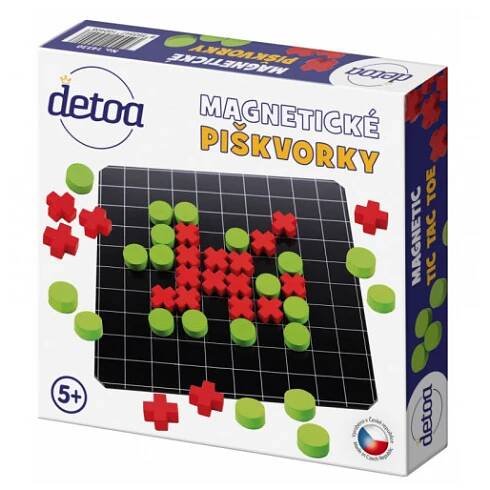 Detoa Magnetické piškvorky dřevěné