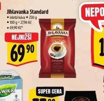 Albert Jihlavanka standard mletá káva nabídka