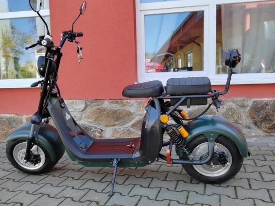 Leramotors Lera Scooters C2 2000W. VELKÁ SLEVA. ZELENÁ (NOVÁ, 2024), 27.990 Kč