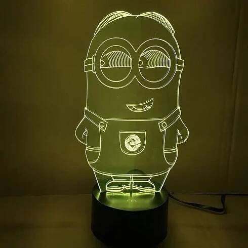 3Dmix 3D-MTV005 - Motív pre 3D LED nočnú lampu - Mimoň 1