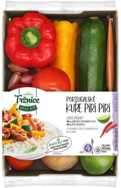 Albert Menu Box Portugal. kuře PIRI-PIRI