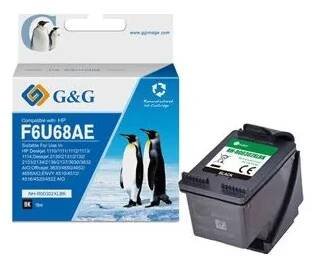 G&G kompatibilní ink s F6U68AE, HP 302XL, NH-R302XLBK, black, 18ml, ml NH-R302XLBK
