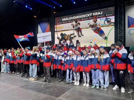 Výprava našeho kraje přivezla ze zimní olympiády dětí a mládeže 23 medailí