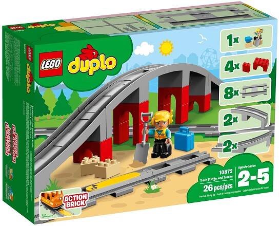 LEGO® DUPLO® 10872 Doplňky k vláčku – most a koleje - Poškozený obal
