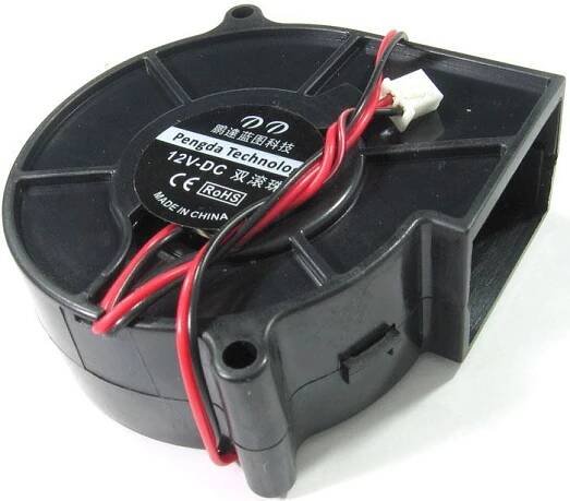 Ventilátor radiální 7530 75x75x30mm 12V/0,33A kuličková ložiska