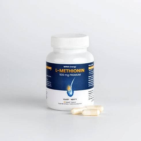 MOVit L-Methionin 500 mg PREMIUM, 90 kapsúl 