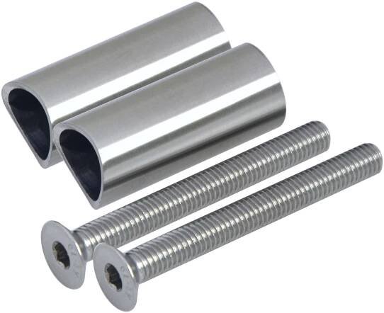 Přechod mezi sloupem ø 33,7mm a kotevní deskou, L:45mm