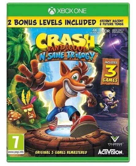 Xbox One Crash Bandicoot N.Sane Trilogy Návod k obsluze