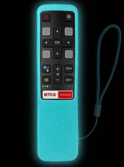 TCL RC802V silikonový obal - barva fluorescenční tyrkysová - 200 Kč : DÁLKOVÉ OVLADAČE VAT Ostrava – eshop, poradna