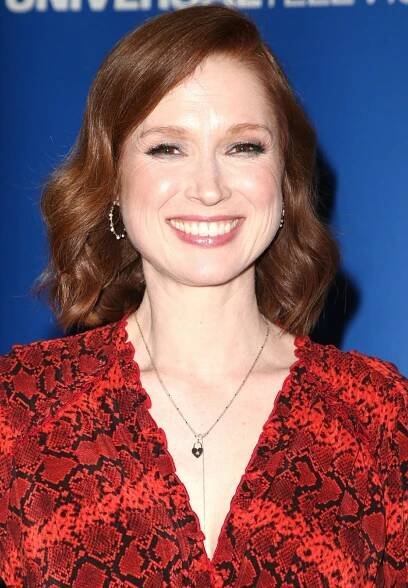 Ellie Kemper's radiant red curls complement her sparkling personality, perfectly capturing her comedic charm