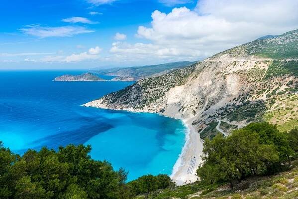 Pláž Myrtos, Kefalonia