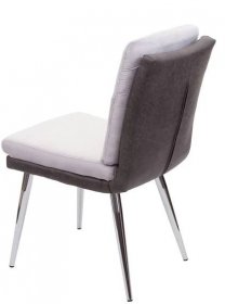 MCW Sada 6 jídelních židlí G48, kuchyňská židle čalouněná židle křeslo, imitace kůže samet