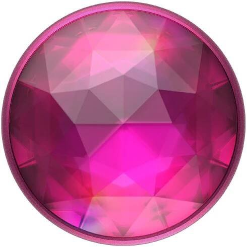 PopSockets PopTop Gen.2, Disco Crystal Plum Berry, 3D disco koule růžovo-fialová, výměnný | DetskyEshop.cz