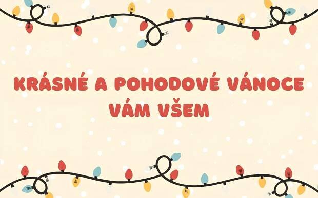 vánoční přání obrázky - se světýlky