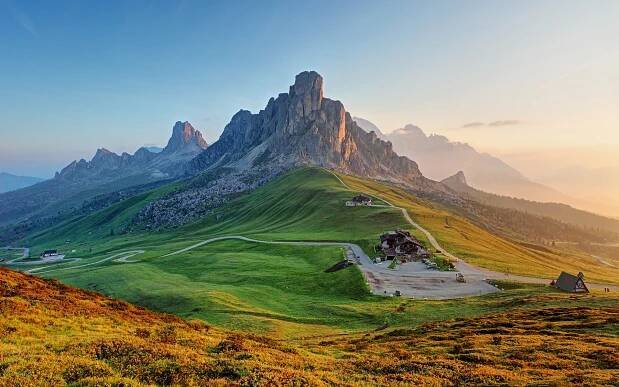 Dolomites landscape stock photo. Image of dolomite, hiking - 58926298