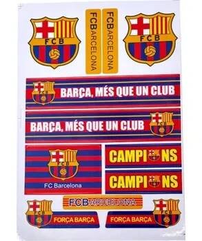 Sada samolepek Samolepky Stickers Fc Barcelona Barca
