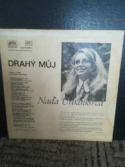 LP  NAĎA  URBÁNKOVÁ - DRAHÝ MŮJ - Hudba