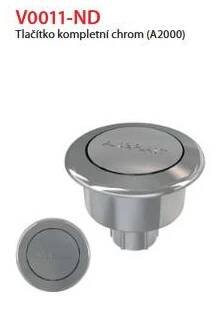 ALCAPLAST Tlačítko kompletní chrom (A2000) ALC-V0011-ND