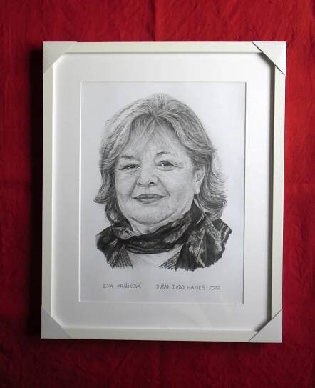 Eva Krížiková. Portrét v ráme, Dušan Dudo Hanes