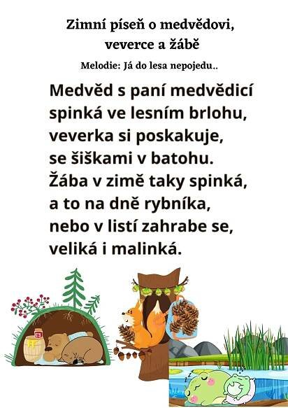 Zimní píseň o medvědovi