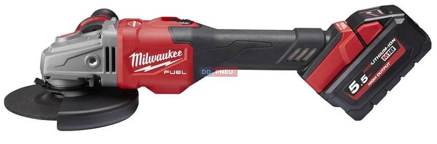 Aku úhlová bruska MILWAUKEE M18 FHSAG125XB-552X