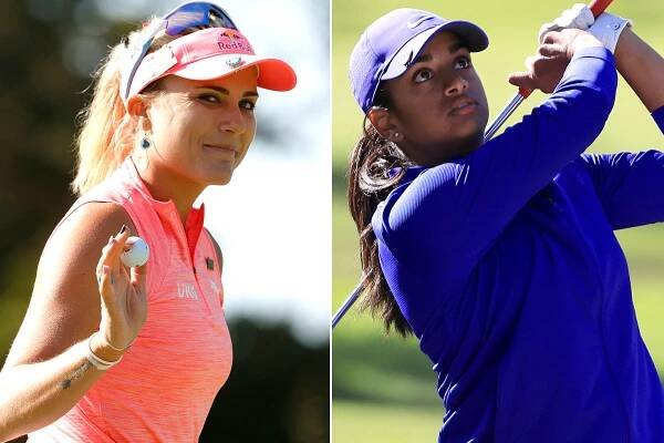 Lexi Thompson and Megha Ganna