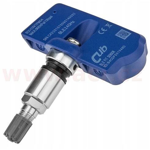 ventil TPMS CUB TESLA, Bluetooth 2.4GHz, stříbrný