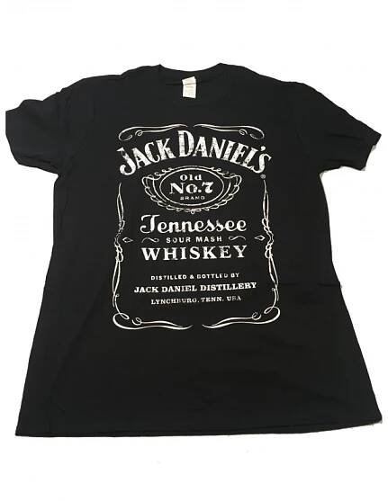 Pánské tričko Jack Daniel's černé - vel. L