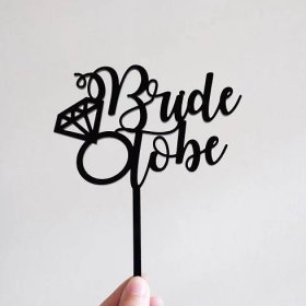 Ready stock Cake topper (Bride to be)