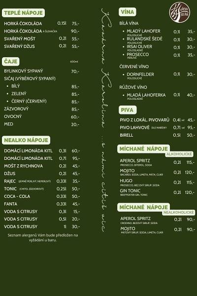 Menu - kavarnakarolina.cz