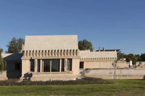 The Hollyhock House by Frank Lloyd Wright