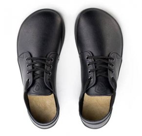 Dámské černé barefoot polobotky. Pro zdravou chůzi [Výměna zdarma] | Ahinsa shoes 👣