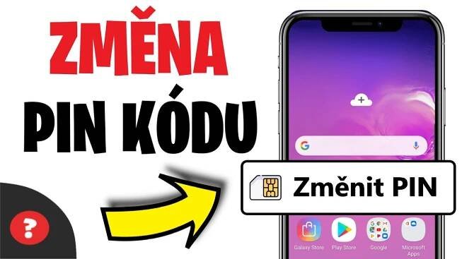 Jak ZMĚNIT PIN KÓD SIM KARTY v Telefonu