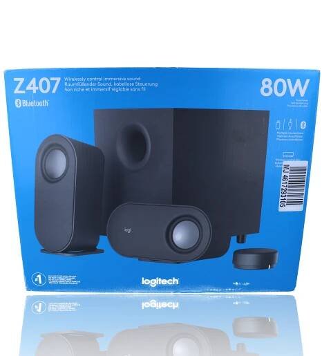 Logitech Z407 2.1 (980-001348), šedá