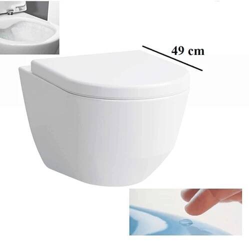 Wc závěsné Laufen Pro zadní odpad H8209654000001