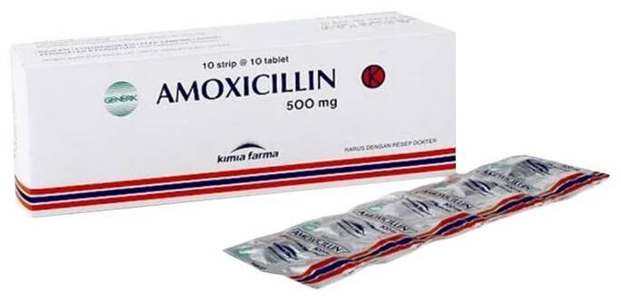 Amoxicilin tablety