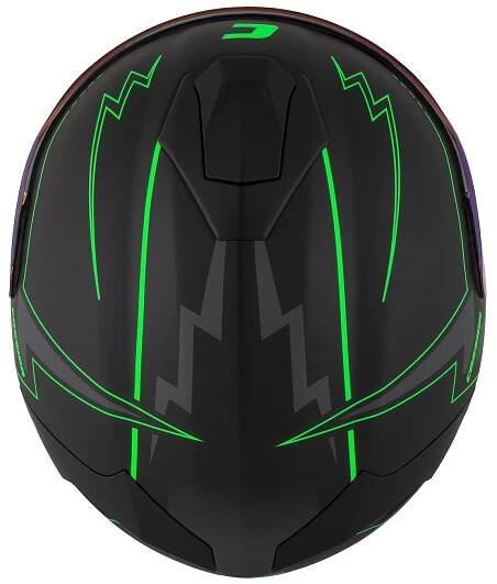 Integrální přilba na motorku Cassida Integral GT 2.1 Flash černo-fluo zeleno-šedá