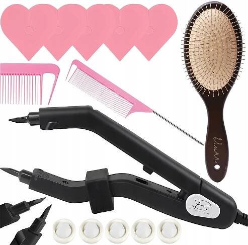 SVAŘOVACÍ STROJ PRO PRODLUŽOVÁNÍ VLASŮ KARTÁČ KERATIN
