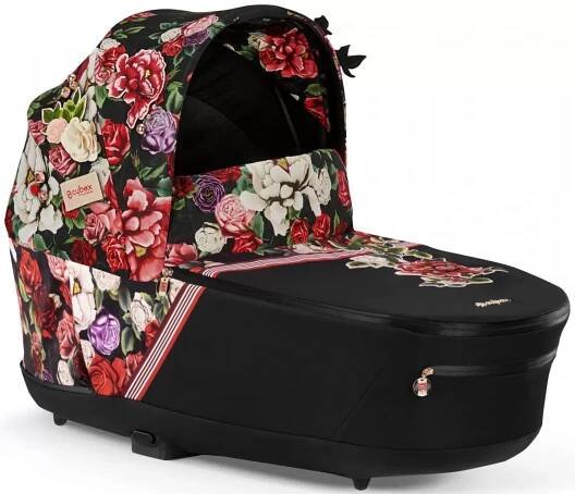 CYBEX Rám Priam 4.0, Seat Pack, Lux Carry Cot + Cloud T i-Size Spring Blossom 2025 Dark : Bibik.cz