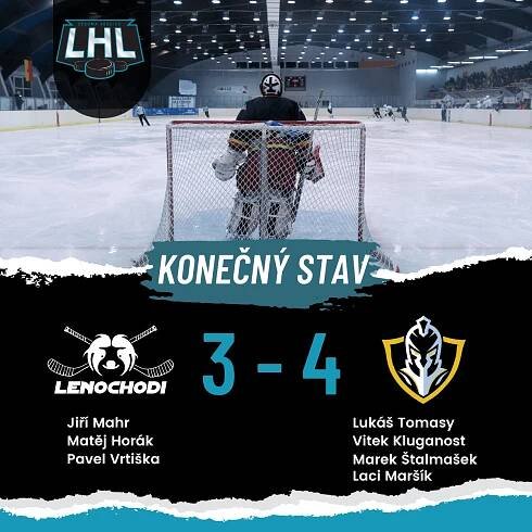 1. zápas LHL ligy – Lenochodí Liga 2025/26