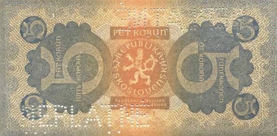 5 Kč 1921 rub