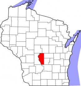 Soubor:Map of Wisconsin highlighting Adams County.svg – Wikipedie