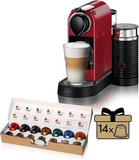 NESPRESSO Krups Citiz & Milk Red XN761510