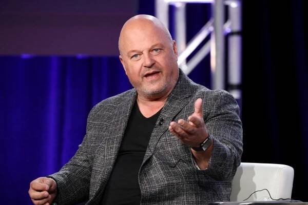 Michael Chiklis speaks at the "Coyote" panel during the Paramount Network TCA 2020 Winter Press Tour at the Langham Huntington on Tuesday, Jan. 14, 2020, in Pasadena, Calif. (Photo by Willy Sanjuan/Invision/AP)