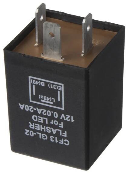 Přerušovač blinkrů LED, 12V,0,02-20A pro evropské vozy 46051 | Levné Alarmy.cz - autoalarmy, centrální zamykání, parkovací