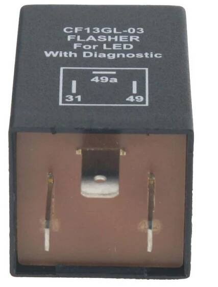 přerušovač blinkrů LED, 12V, 1-10A pro evropské vozy
