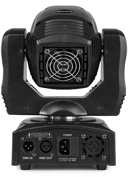 Otočné hlavy - SPOT: BeamZ LED Moving Head Panther 70 1x70W LED IR DMX - 6