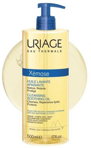Uriage Xémose Zklidňující mycí olej pro velmi suchou až atopickou pokožku 500 ml